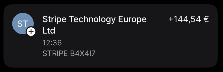 Stripe Notification 10